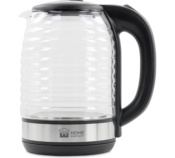 Чайник стеклянный HOME ELEMENT HE-KT2306 черный жемчуг 39363