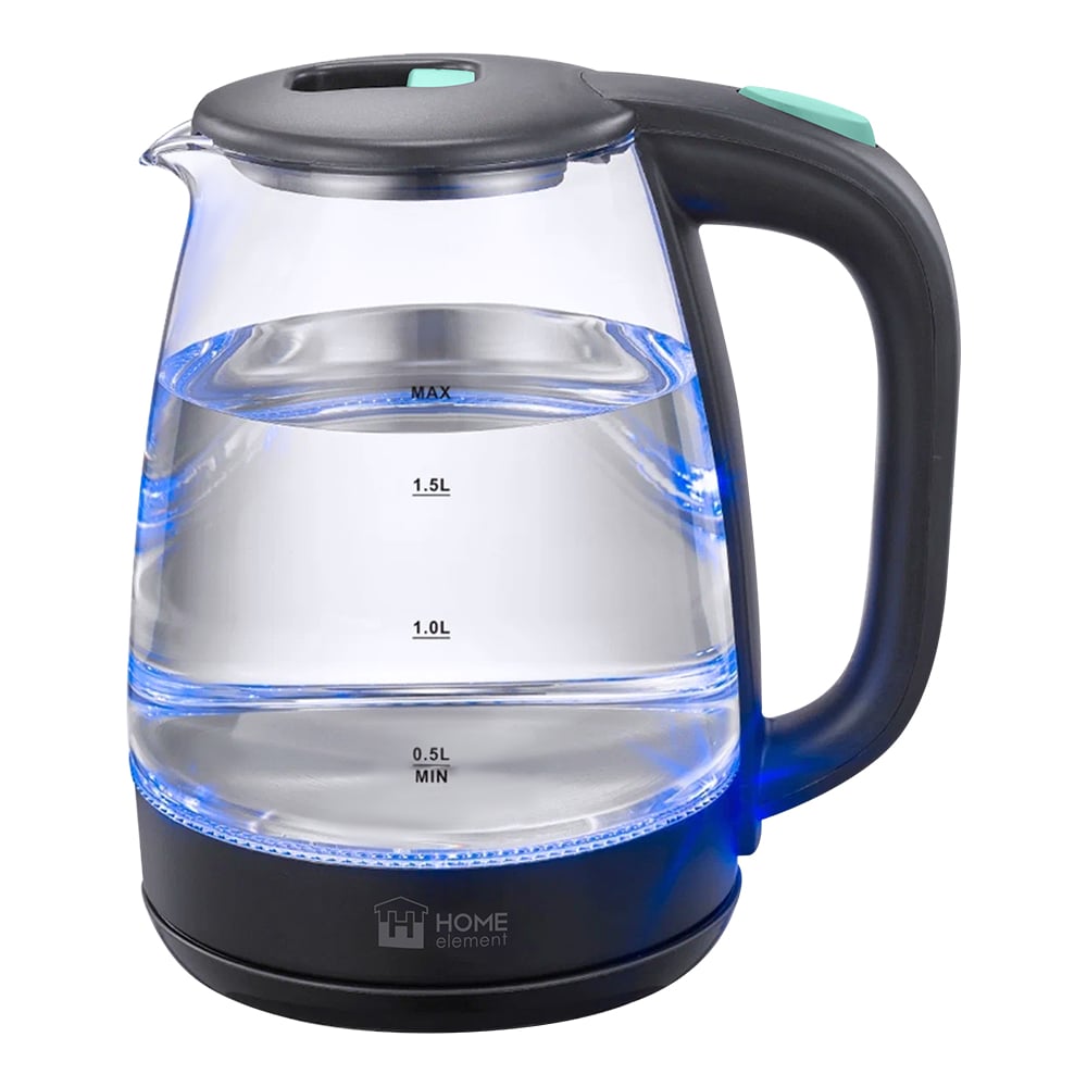 Чайник стеклянный HOME ELEMENT HE-KT2310 светлая яшма 41485 - выгодная ...