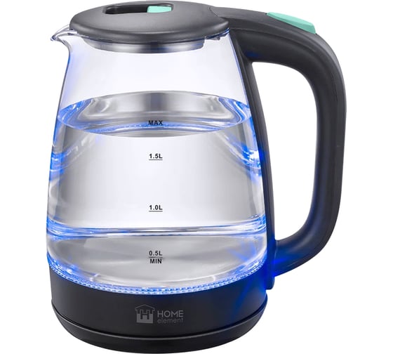 Чайник стеклянный HOME ELEMENT HE-KT2310 светлая яшма 41485