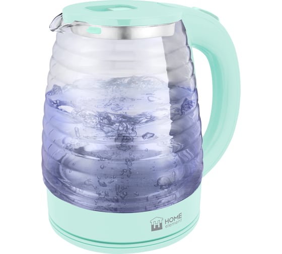 Чайник стеклянный HOME ELEMENT HE-KT2307 светлая яшма 39366