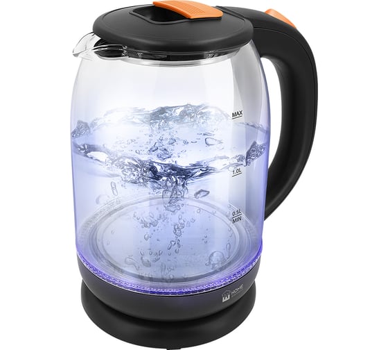 Чайник стеклянный HOME ELEMENT HE-KT187 темный янтарь 37880