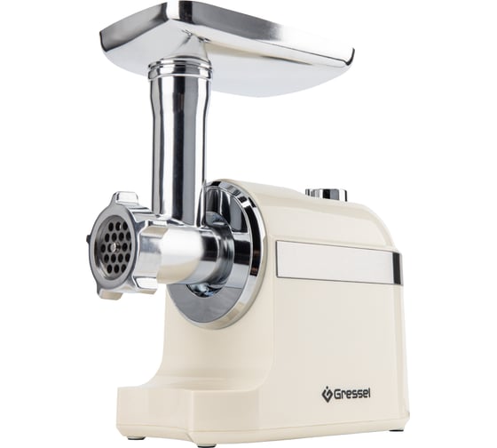 Электрическая мясорубка Gressel кремовый GMG-1704