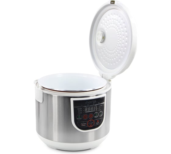Мультиварка MARTA MT-4322 CK2 GREBLON CERAMIC белый жемчуг 39465