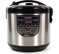Мультиварка MARTA MT-4322 CK2 GREBLON CERAMIC черный жемчуг 31961