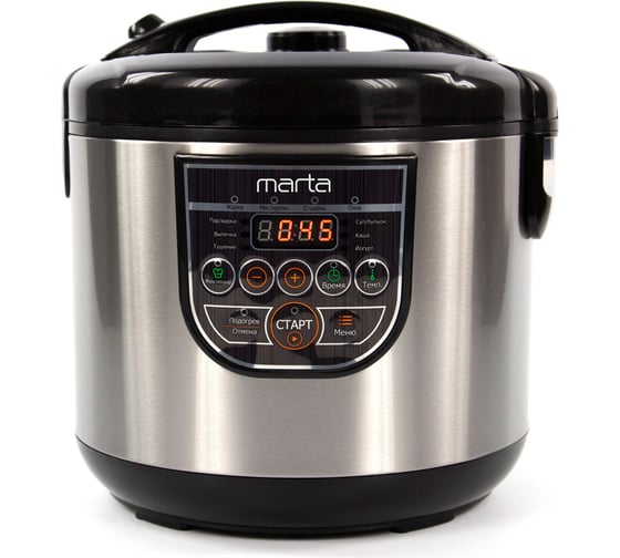 Мультиварка MARTA MT-4322 CK2 GREBLON CERAMIC черный жемчуг 31961