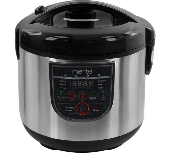 Мультиварка MARTA MT-4324 CK2 GREBLON CERAMIC черный жемчуг 33975