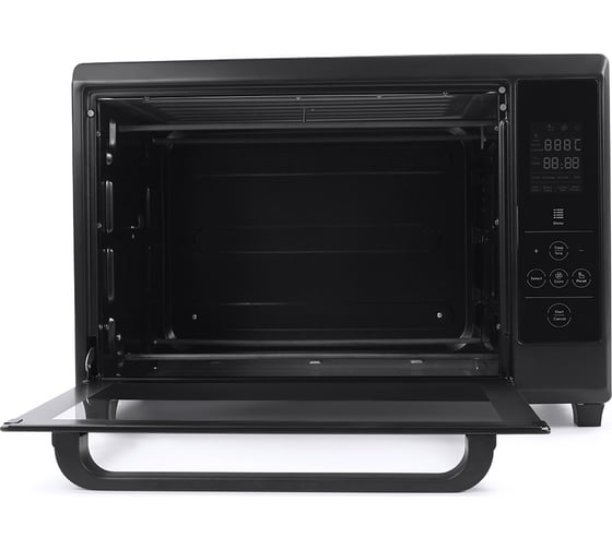Мини-печь MARTA MT-4263 черный жемчуг, 35 л, сенсор+конвекция+шашлычница+эмаль 37252