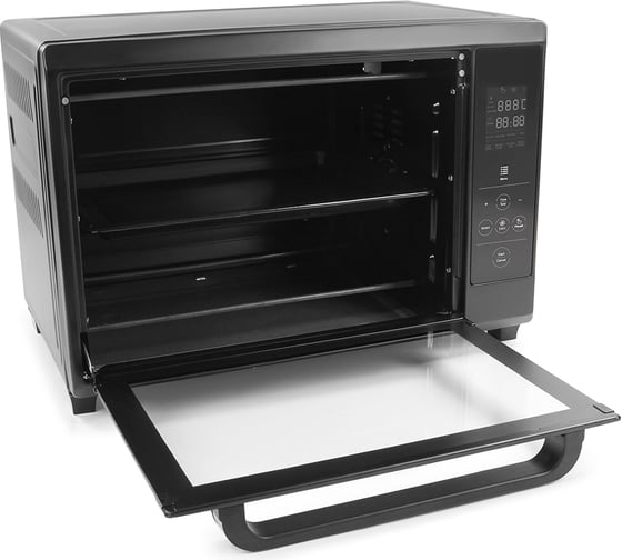 Мини-печь MARTA MT-4264 черный жемчуг, 40 л, сенсор+аэрофритюрница+шашлычница+эмаль 37253