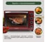 Мини-печь MARTA MT-4267 бордовый гранат, конвекция+шашлычница+эмаль 40124 6