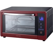 Мини-печь MARTA MT-4269 бордовый гранат, 50 л, сенсор+конвекция+вертел 40257