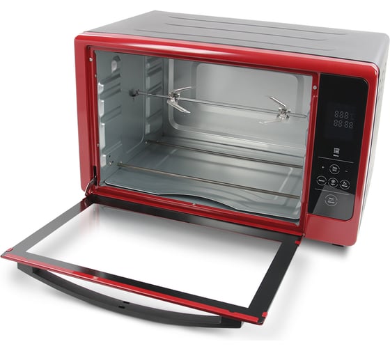 Мини-печь MARTA MT-4269 бордовый гранат, 50 л, сенсор+конвекция+вертел 40257