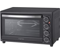 Мини-печь MARTA MT-4266 черный жемчуг, конвекция+вертел+эмаль 37255