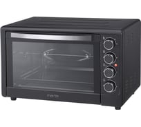 Мини-печь MARTA MT-4268 черный жемчуг, 50 л, 12 режимов+конвекция+ шашлычница+ эмаль 37257