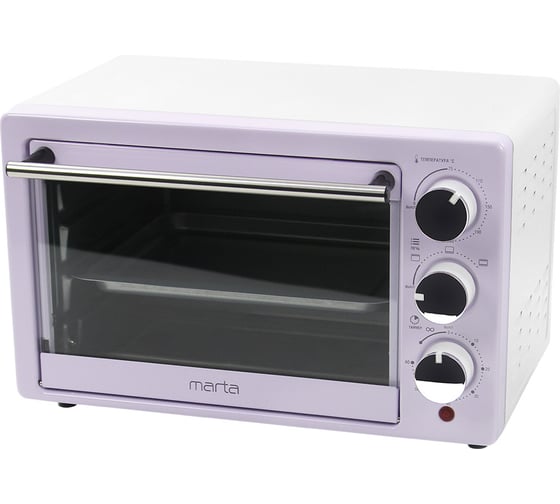 Мини-печь MARTA MT-EO4283A лиловый аметист, 18 л 39774 1