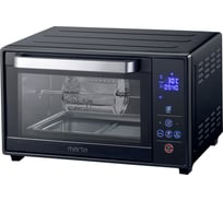Мини-печь MARTA MT-EO4288B черный жемчуг, 30 л, Сенс+8 реж+Конвек+Аэрофрит+Шашл+эмаль 42180