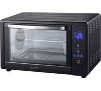 Мини-печь MARTA MT-EO4287A черный жемчуг, 50 л, Сенс+8 реж+Конвек+Шашл+вертел 40471