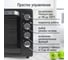 Мини-печь MARTA MT-EO4291A черный жемчуг, 65 л, 12 режимов+конвекция+ шашлыч+вертел 40474 4