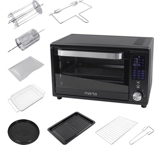 Мини-печь MARTA MT-EO4294C черный жемчуг 42182