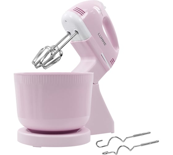 Миксер с чашей LUMME LU-MX1870A розовый опал 41699