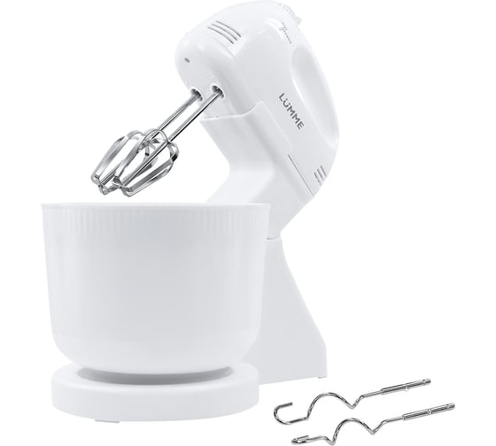 Миксер с чашей LUMME LU-MX1870A белый жемчуг 41698