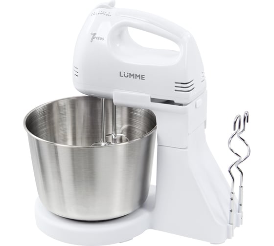 Миксер с чашей LUMME LU-MX1870B белый жемчуг 41701