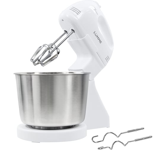 Миксер с чашей LUMME LU-MX1870B белый жемчуг 41701