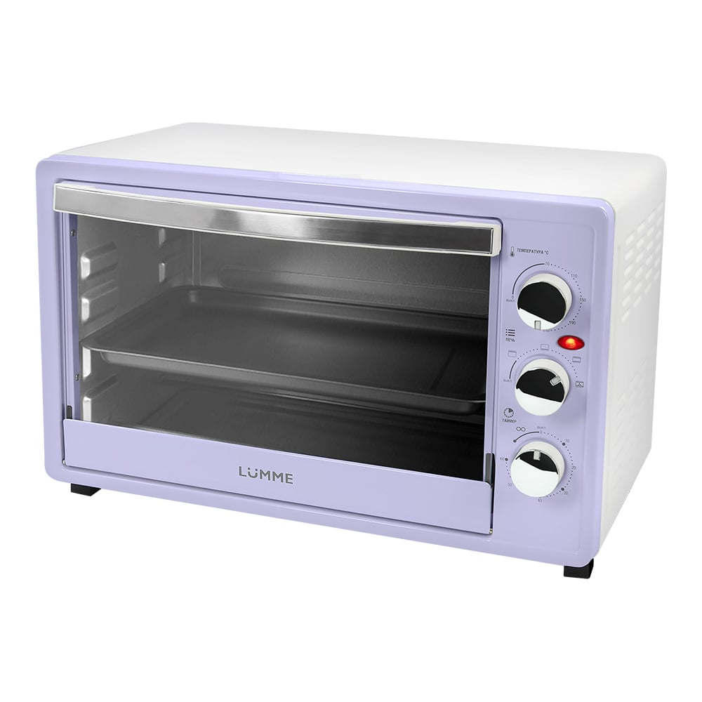 Мини-печь LUMME LU-1709 лиловый аметист, 33 л, конвекция + гриль 42704 ...