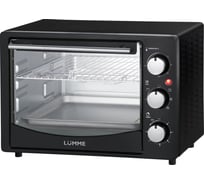 Мини-печь LUMME LU-EO1714B черный жемчуг, 25 л, конвекция + вертел 39756