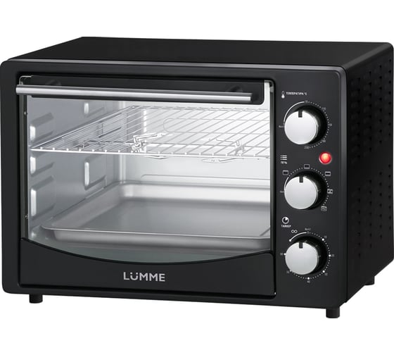 Мини-печь LUMME LU-EO1714B черный жемчуг, 25 л, конвекция + вертел 39756 1