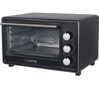 Мини-печь LUMME LU-EO1715C черный жемчуг, 30 л, конвекция + вертел 39765