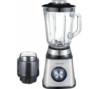 Стационарный блендер MARTA MT-1594 черный/сталь 37379