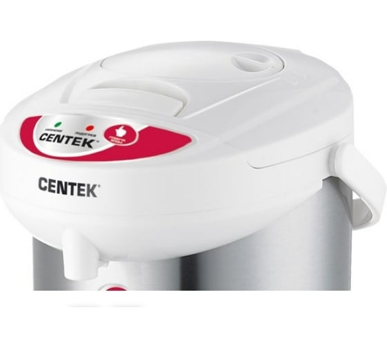 Термопот Centek 3л, 600Вт, 3 способа подачи воды, корпус из нержавеющей стали CT-0080 White
