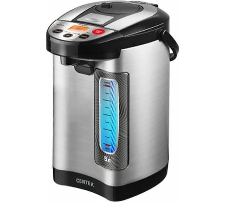 Термопот Centek 5.0л, 890 Вт, 4 режима 45-60-85-98C, LCD-дисплей CT-0084 Black