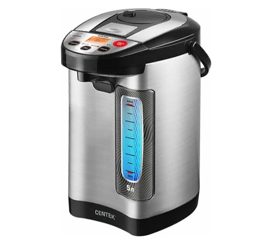 Термопот Centek 5.0л, 890 Вт, 4 режима 45-60-85-98C, LCD-дисплей CT-0084 Black