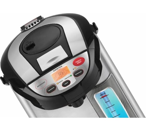 Термопот Centek 5.0л, 890 Вт, 4 режима 45-60-85-98C, LCD-дисплей CT-0084 Black