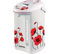 Термопот Centek 5.0л, 750Вт, рисунок на корпусе, 3 способа подачи воды, двойная защита CT-1080 T
