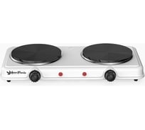 Электроплитка HAPPY PANDA HP-04W 2000Вт 155/155мм 2конф/диск бел УТ000000784
