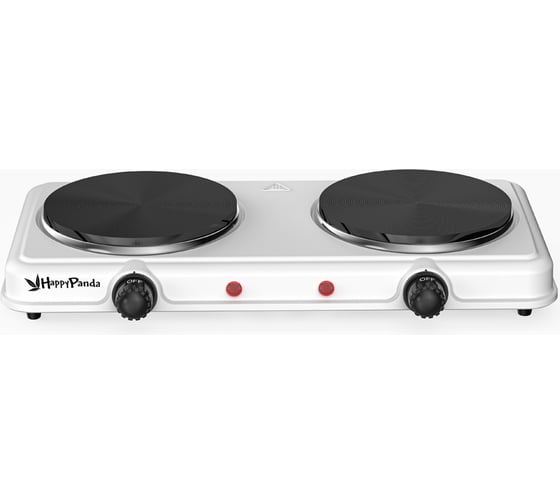 Электроплитка HAPPY PANDA HP-04W 2000Вт 155/155мм 2конф/диск бел УТ000000784 1