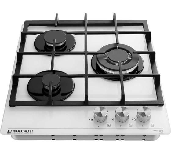 Газовая варочная панель MEFERI MGH453WH GLASS POWER МФ-00000057