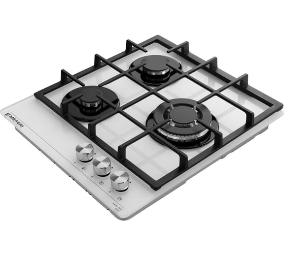 Газовая варочная панель MEFERI MGH453WH GLASS POWER МФ-00000057