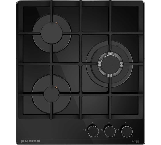 Газовая варочная панель MEFERI MGH453BK GLASS POWER  МФ-00000056