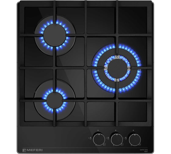 Газовая варочная панель MEFERI MGH453BK GLASS POWER  МФ-00000056