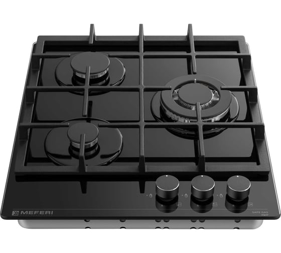 Газовая варочная панель MEFERI MGH453BK GLASS POWER  МФ-00000056