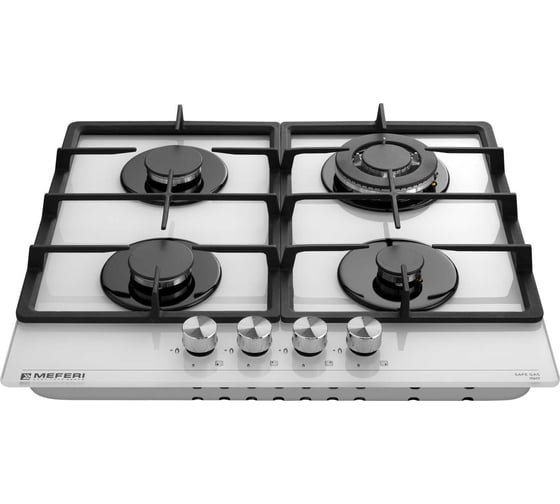 Газовая варочная панель MEFERI MGH604WH GLASS POWER МФ-00000059