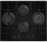 Газовая варочная панель MEFERI MGH604BK GLASS ULTRA МФ-00000060 1