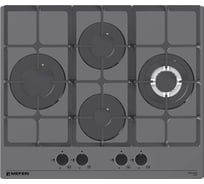 Газовая варочная панель MEFERI MGH604GR GLASS ULTRA МФ-00000681