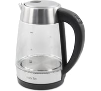 Чайник стеклянный MARTA MT-4611 черный 39290