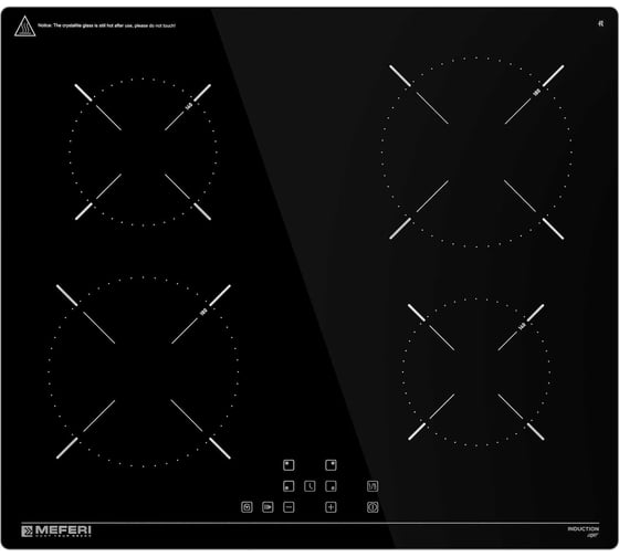 Индукционная варочная панель MEFERI MIH604BK LIGHT  00-00000034
