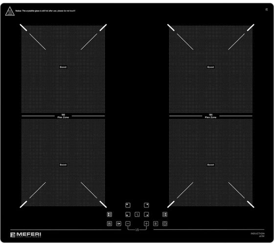Индукционная варочная панель MEFERI MIH604BK ULTRA 00-00000036 1