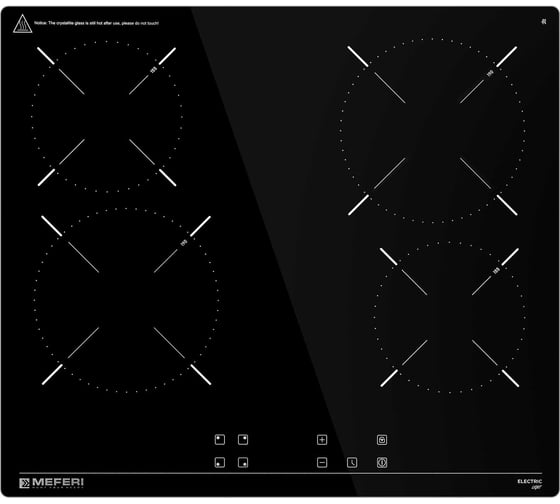 Электрическая варочная панель MEFERI MEH604BK LIGHT 00-00000023